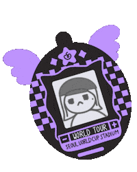 jin2ng iu tamagotchi 아이유 uaena Sticker