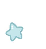 Blue Star Sticker by Lavendaire