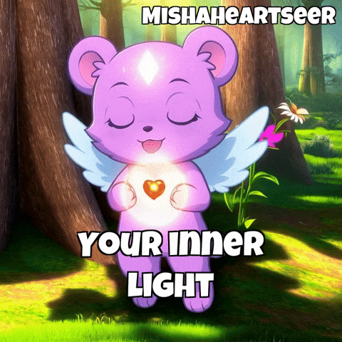 Inner Light Flower GIF by MishaHeartseer