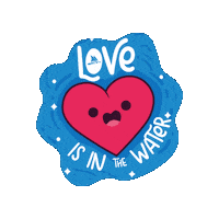 In Love Ocean Sticker by Cancun Sailing