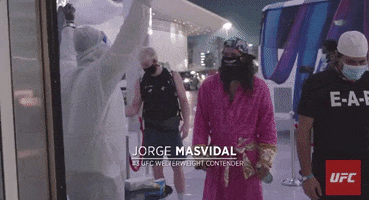 Pink Robe GIF by UFC
