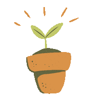 Plant Pot Sticker by Tacméla