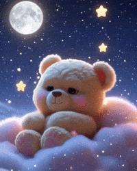 Teddy Bear Sleeping GIF