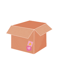 In Love Caja Sticker by Aire Objetos Decorativos