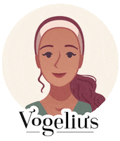 vogelius pretty mask glow face mask Sticker