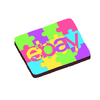 Puzzle Puzzling Sticker by eBay