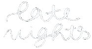 Late Nights Sticker Sticker