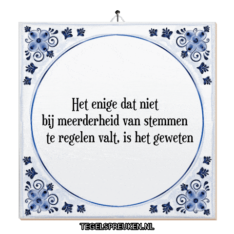 Reflectie Keuze Sticker by Tegelspreuken.nl