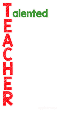 Awesome Teacher Sticker by appletreeps