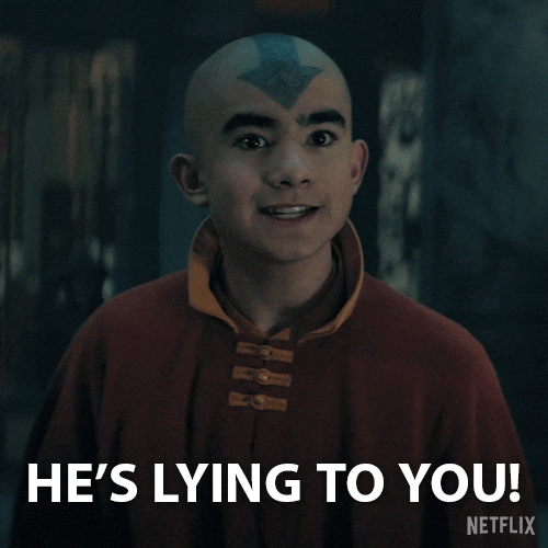 Avatar The Last Airbender Liar GIF by NETFLIX