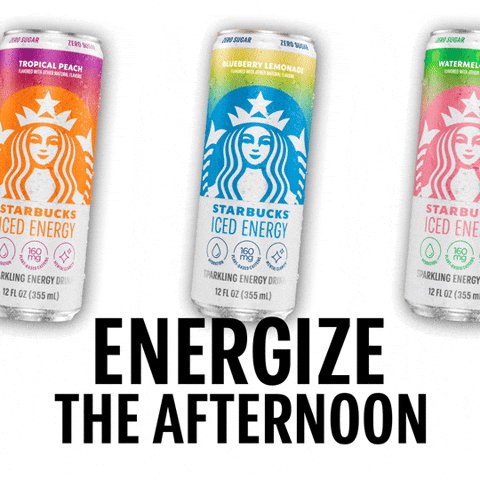 Energize The Afternoon GIF by Starbucks