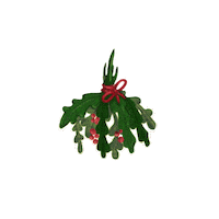 Christmas Kiss Sticker