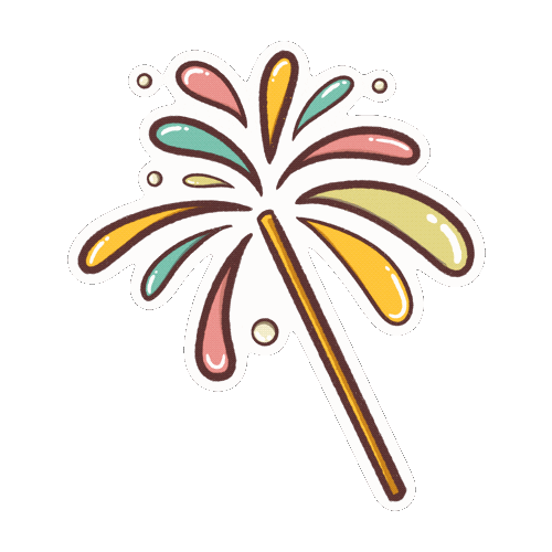 coretanfira giphyupload fun party firework Sticker
