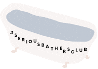 serious club Sticker by Byrdie Beauty