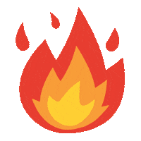 fire Sticker by Ali & Ariel