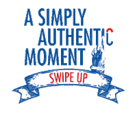 simplyauthenticid blue red swipe swipeup Sticker
