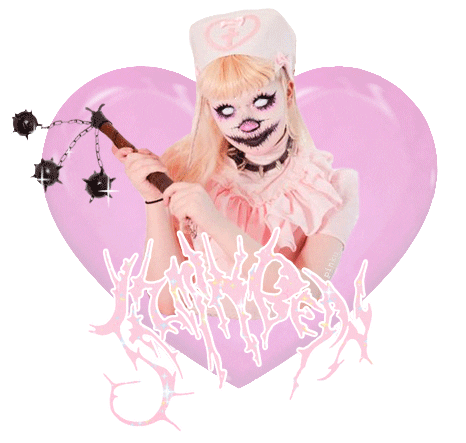 pinkukingdom giphyupload pink glitter jazmin bean Sticker