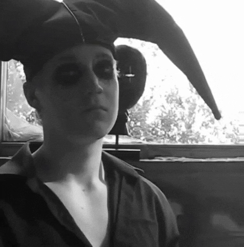 Black And White Joy GIF