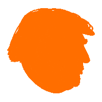 Donald Trump Sticker by Creative Courage