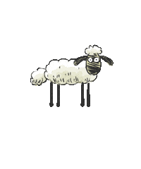 Shaun The Sheep Shaunlemouton Sticker by Aardman Animations