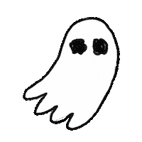 Petiches drawing ghost cinema doodle Sticker