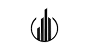 InmobiliariaMVD logo negro trazo inmobiliariamvd Sticker