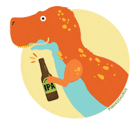 Beer Cheers Sticker by Pinkkishu