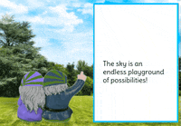 Gnome Clouds Moving GIF