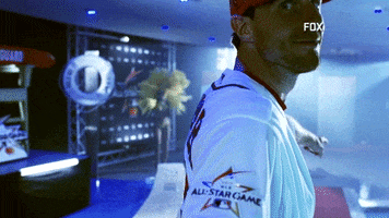 smirk allstar GIF by MLB