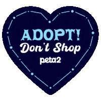 Adopt Dont Shop Sticker by PETA