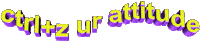 attitude ur Sticker by AnimatedText
