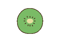 Fruit Kiwi Sticker