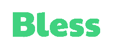 ATdesignco bless bless you blessyou Sticker
