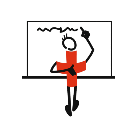 Sami Working Sticker by Schweizerischer Samariterbund