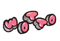 Pink Graffiti Sticker
