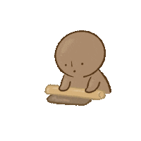 kkooomblooom cooking baking make clay Sticker