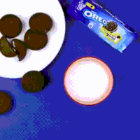 fork oreos GIF