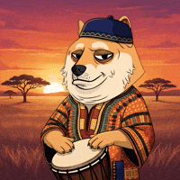 Drumming Shiba Inu GIF by Doge Pound