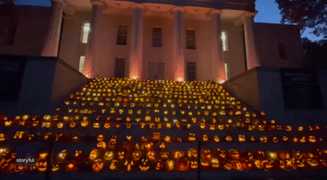 Kentucky University Displays Hundreds of Carved Pumpkins in Halloween Tradition