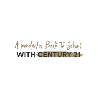 Back To School C21 Sticker by CENTURY 21 Benelux