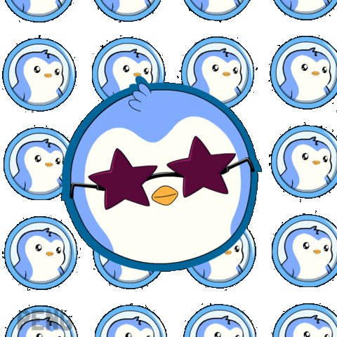 Crypto Penguin Sticker by Pudgy Penguins