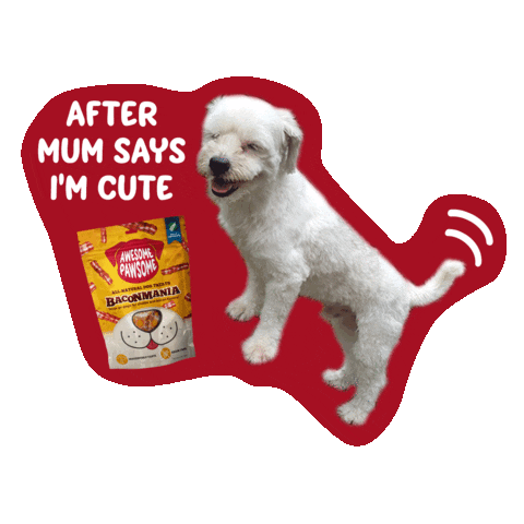 Dog Love Sticker by Awesome Pawsome Treats