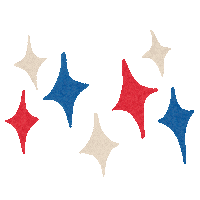 ByCandaceAnn summer holiday summertime patriotic Sticker