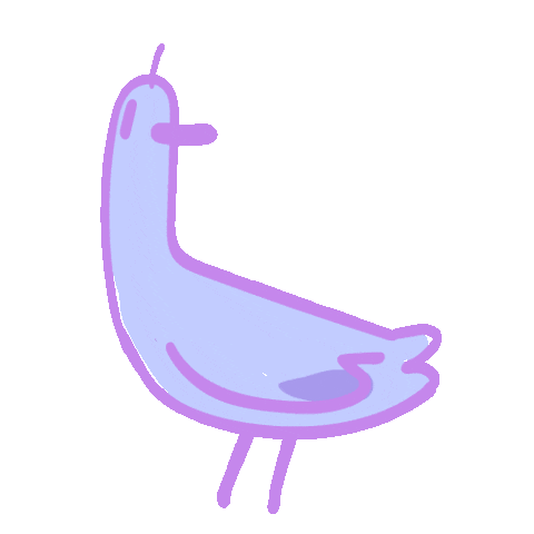 Animation Bird Sticker