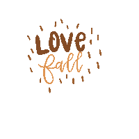 In Love Fall Sticker