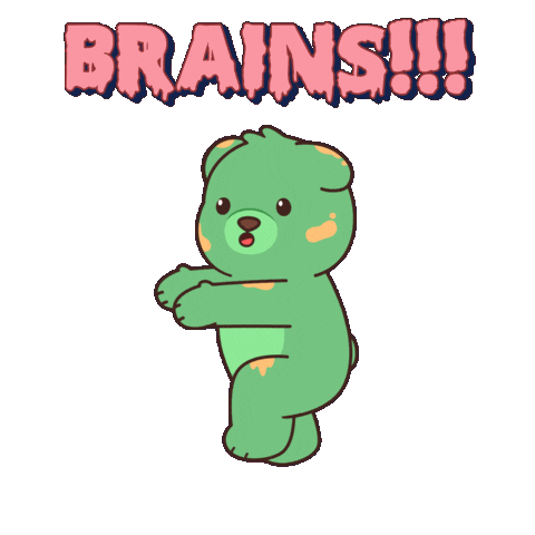 Teddy Bear Halloween Sticker by BEARISH