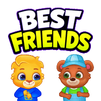Best Friends Friendship Sticker by Lucas and Friends by RV AppStudios