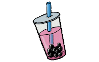 Bubble Tea Boba Sticker by Simon Kids