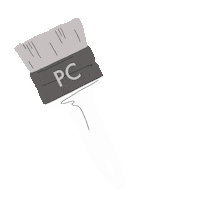 Brush Sticker by pombocosta