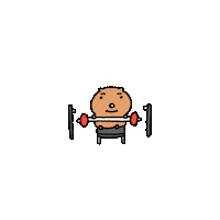 Exercise Quokka Sticker